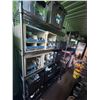 Image 2 : NSF Metal Rolling Rack 4’ x 18" x 6’H & Contents: Misc PVC & Plumbing Parts
