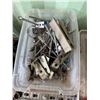 Image 3 : Metal Table & Contents:  Uni Strut, Parts, etc