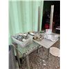 Image 4 : Metal Table & Contents:  Uni Strut, Parts, etc