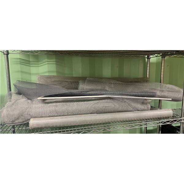 Multiple Window Screen Material Rolls