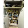 Image 2 : Metal 2-Door Cabinet 83” x 36” x 24” & Contents: Hinges & Hardware