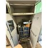 Image 2 : Metal 2-Door Cabinet 83” x 36” x 24” & Contents: Misc Hardware, etc