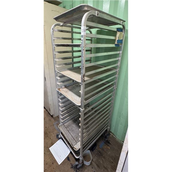 Rolling Baking Rack w/ Some Trays