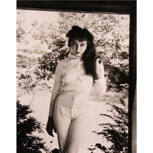Julie Newmar signed portrait photo