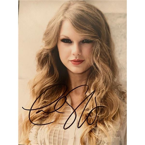 Taylor Swift signed photo