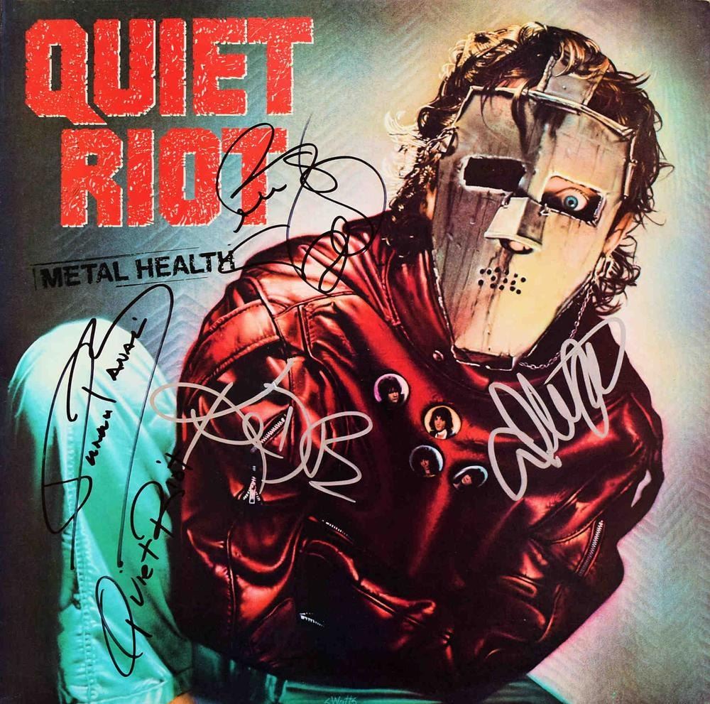 Quiet Riot Signed Album