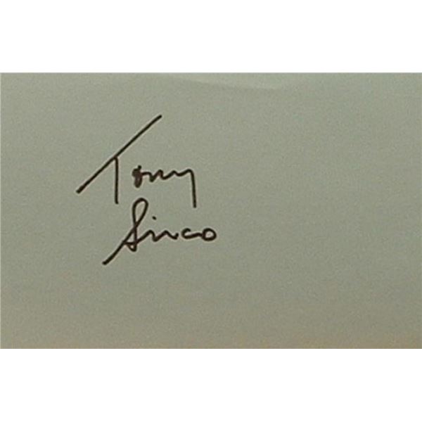 The Sopranos Paulie Walnuts Tony Sirico signature slip