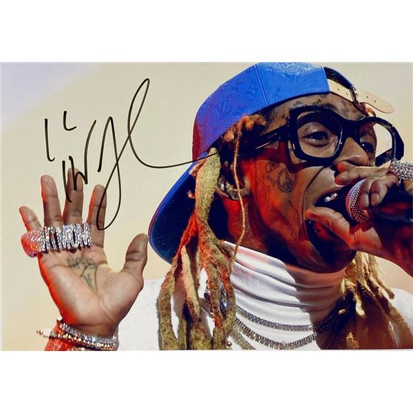 Lil Wayne facsimile signed  photo