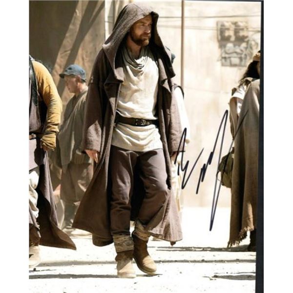 Star Wars Ewan McGregor facsimile signed photo