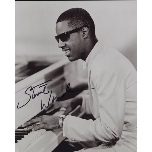 Stevie Wonder facsimile signed photo