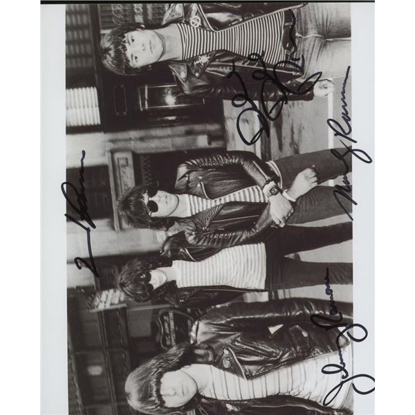 The Ramones facsimile signed photo