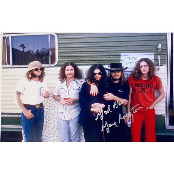 Lynyrd Skynyrd Gary Rossington facsimile signed  photo