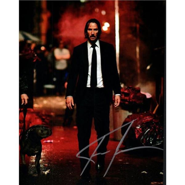 John Wick Keanu Reeves facsimile signed photo