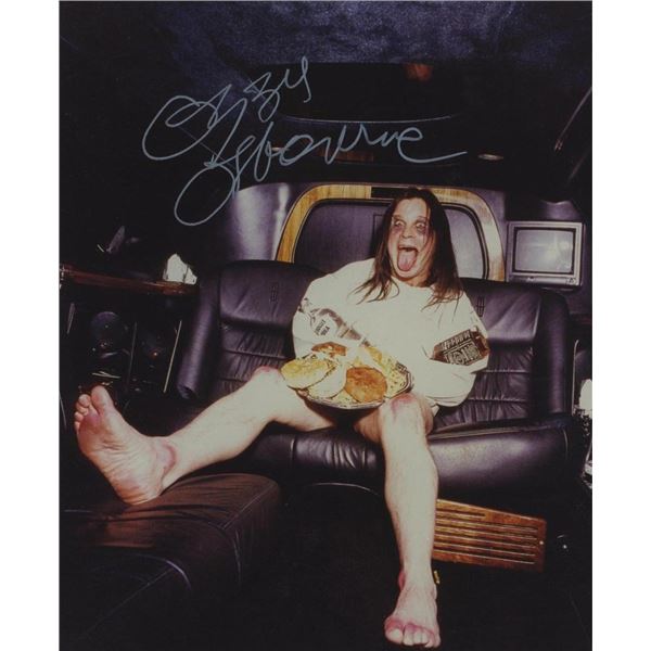 Ozzy Osbourne facsimile signed photo.