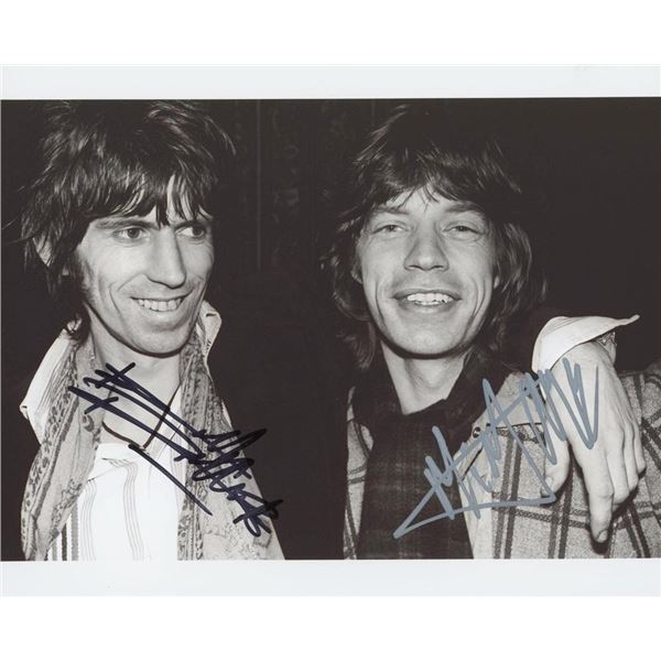 Rolling Stones facsimile signed photo