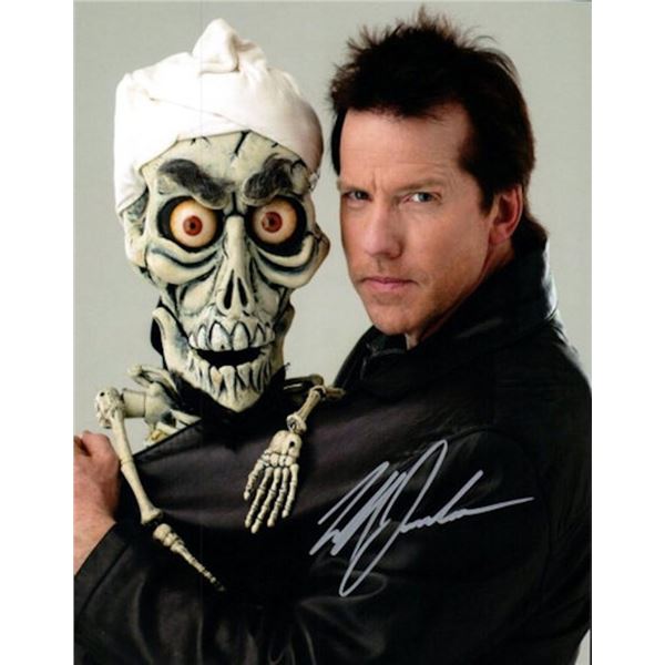 Comedian Jeff Dunham facsimile signed photo
