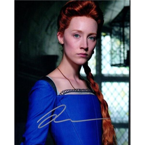 Mary Queen of Scots Saoirse Ronan facsimile signed photo