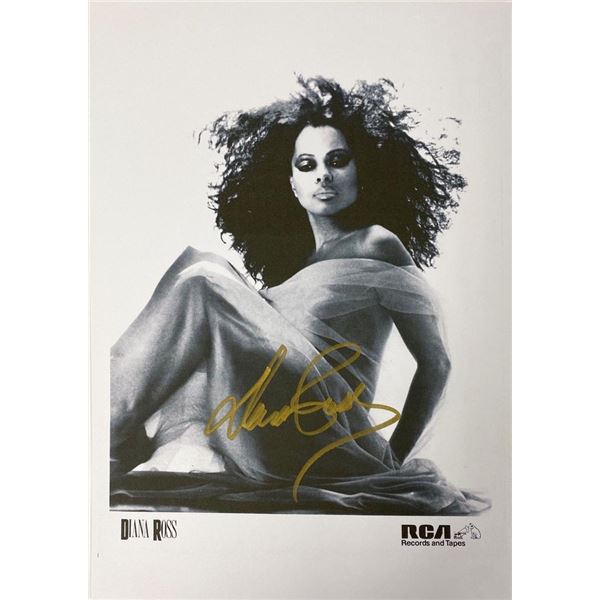 Diana Ross facsimile signed  photo