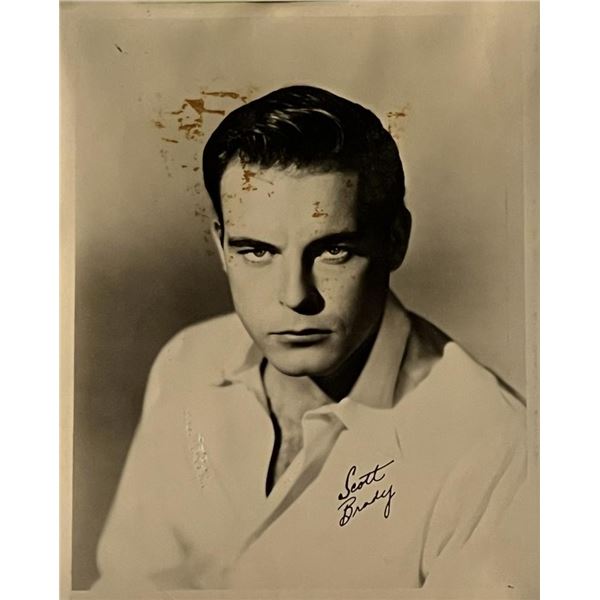 Gunsmoke Scott Brady Facsimile Signed Vintage Photo