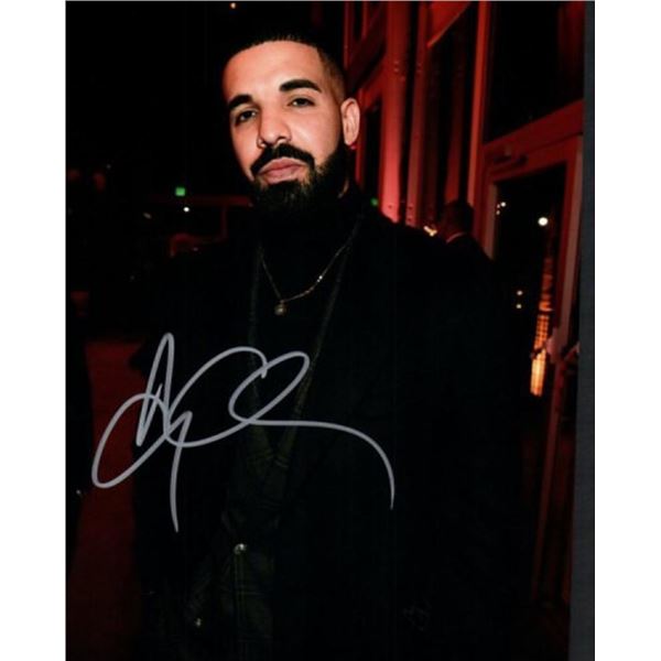 Rapper Drake facsimile signed photo