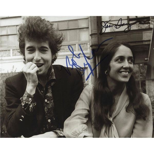 Bob Dylan / Joan Baez facsimile signed photo