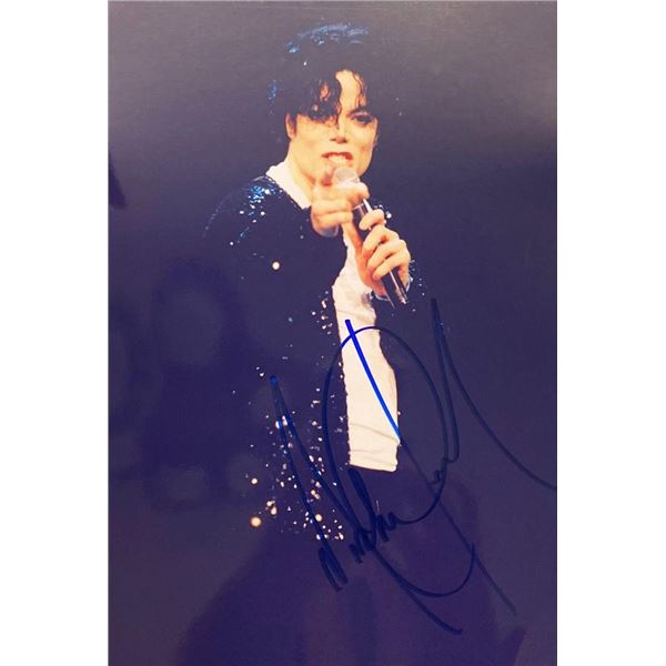 Michael Jackson facsimile signed  photo