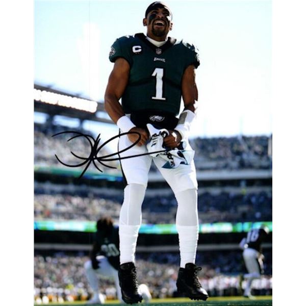 Philadelphia Eagles Jalen Hurts facsimile signed photo