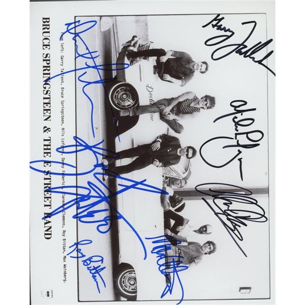 Bruce Springsteen and the E Street Band facsimile signed photo