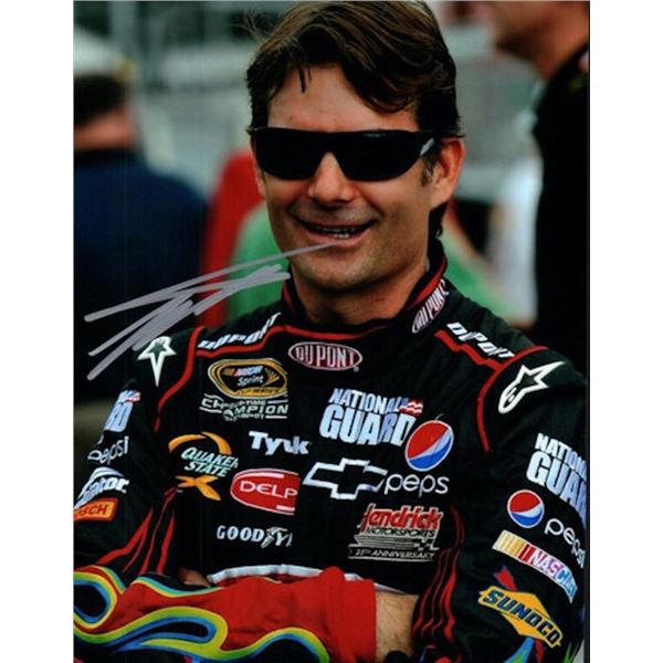 NASCAR Jeff Gordon facsimile signed photo