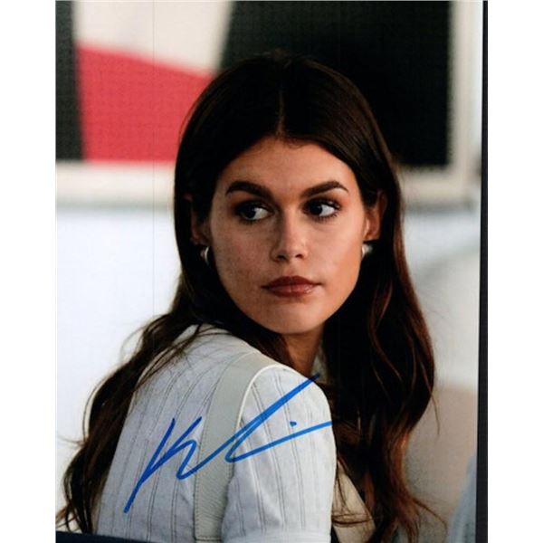 Model Kaia Gerber facsimile signed photo