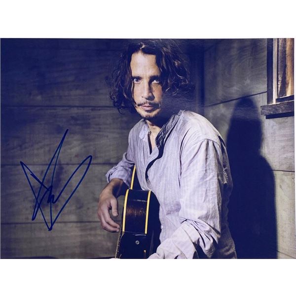 Chris Cornell facsimile signed  photo