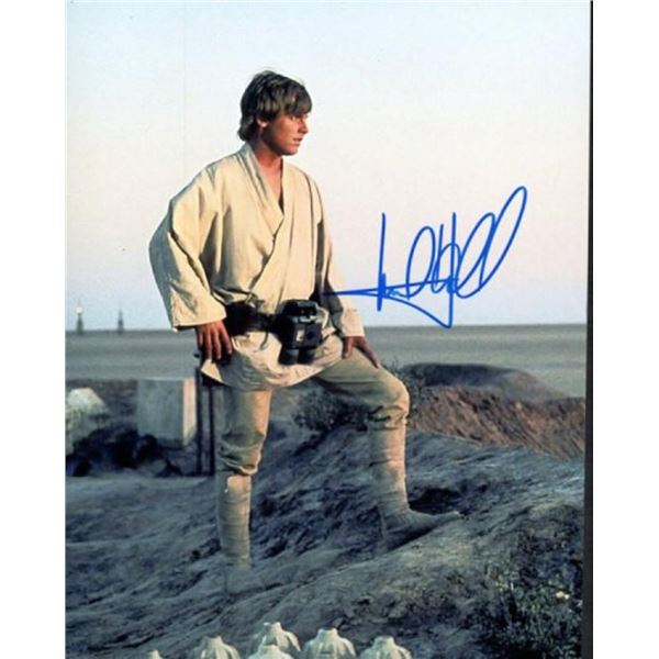 Star Wars Mark Hamill facsimile signed photo