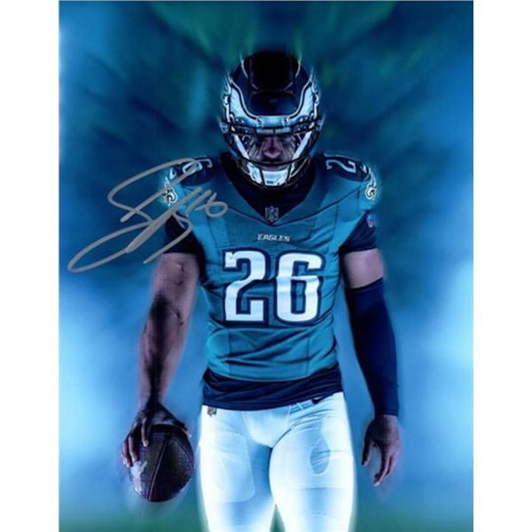Philadelphia Eagles Saquon Barkley facsimile signed photo