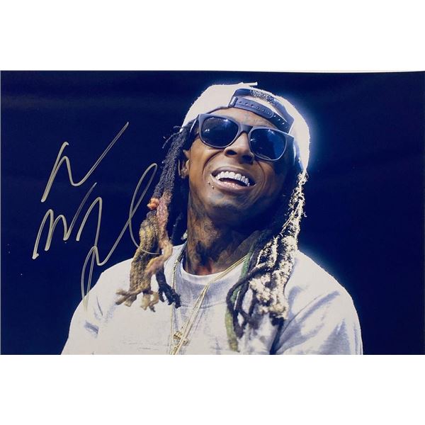 Lil Wayne facsimile signed  photo