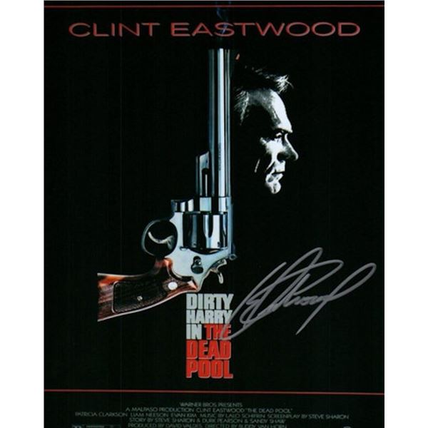 Dirty Harry Clint Eastwood facsimile signed photo
