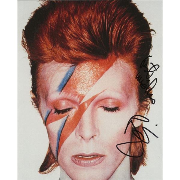 David Bowie facsimile signed photo