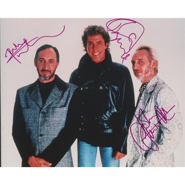 The Who facsimile signed photo