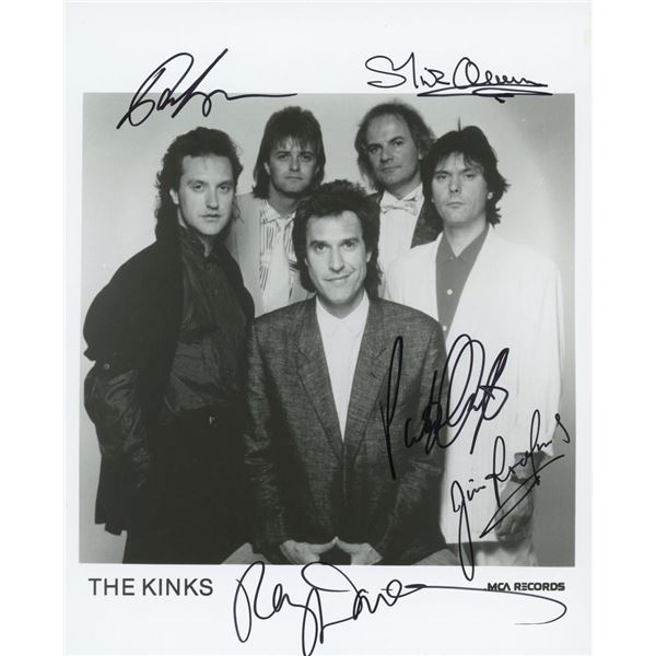 The Kinks facsimile signed photo