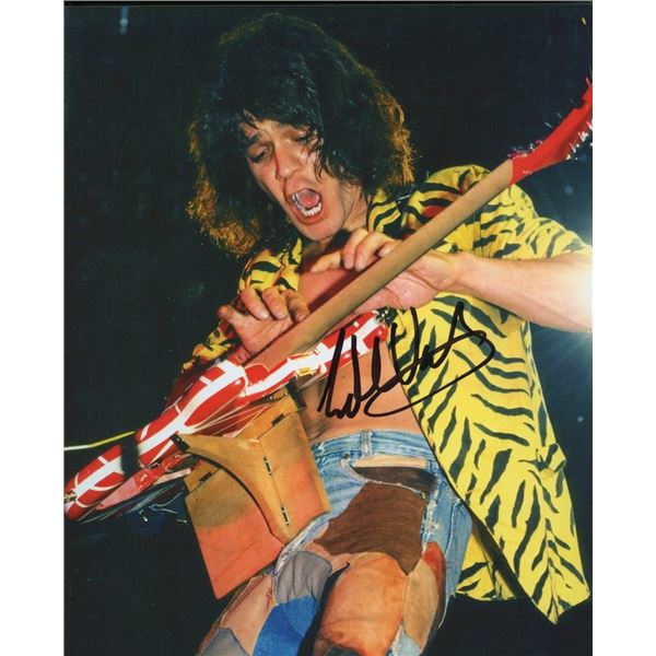 Eddie Van Halen facsimile signed photo