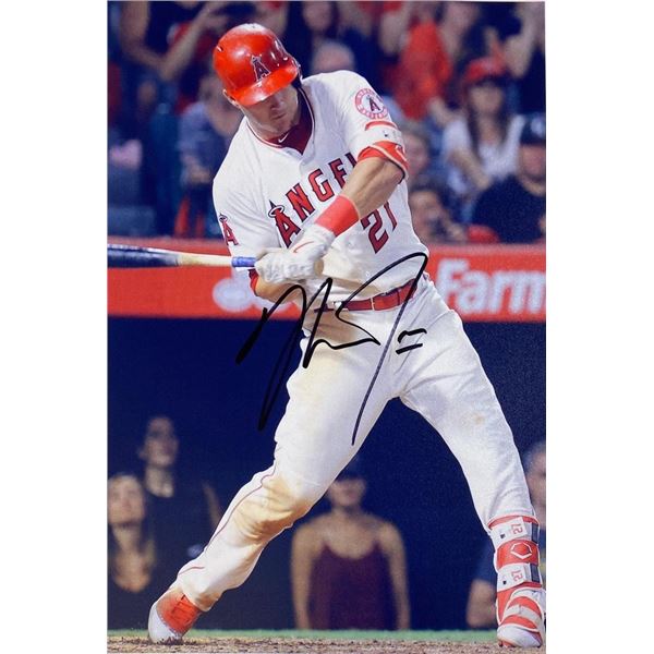 LA Angels Mike Trout facsimile signed  photo