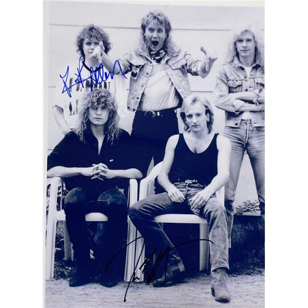 Def Leppard facsimile signed  photo