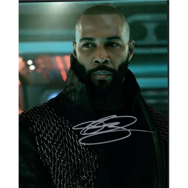 Star Trek Omari Hardwick facsimile signed photo