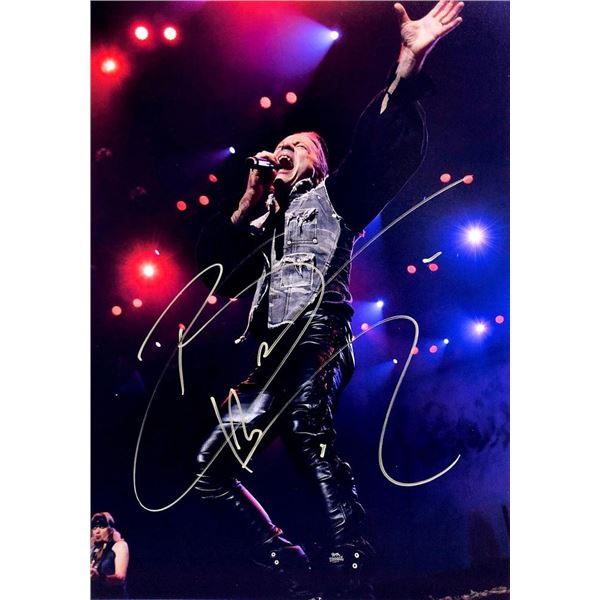 Iron Maiden Bruce Dickinson facsimile signed  photo