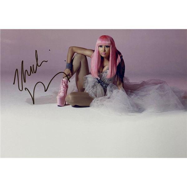 Nicki Minaj facsimile signed  photo