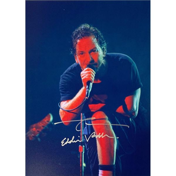 Eddie Vedder facsimile signed  photo