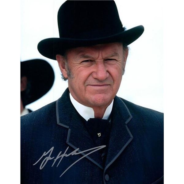 Gene Hackman facsimile signed photo