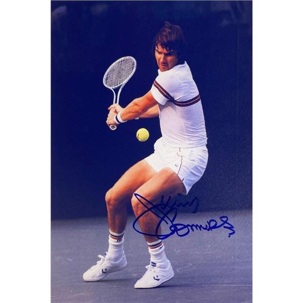 Tennis champ Jimmy Connors facsimile signed  photo