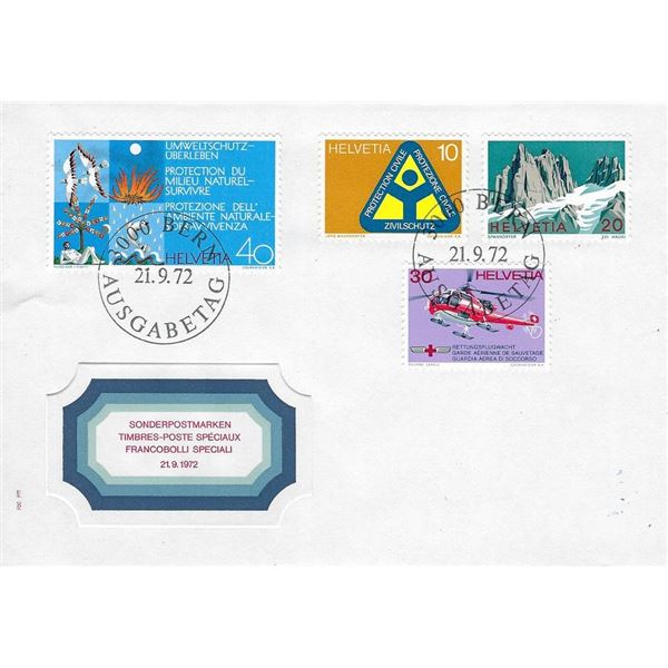 Swiss - First Day Cover - 1972