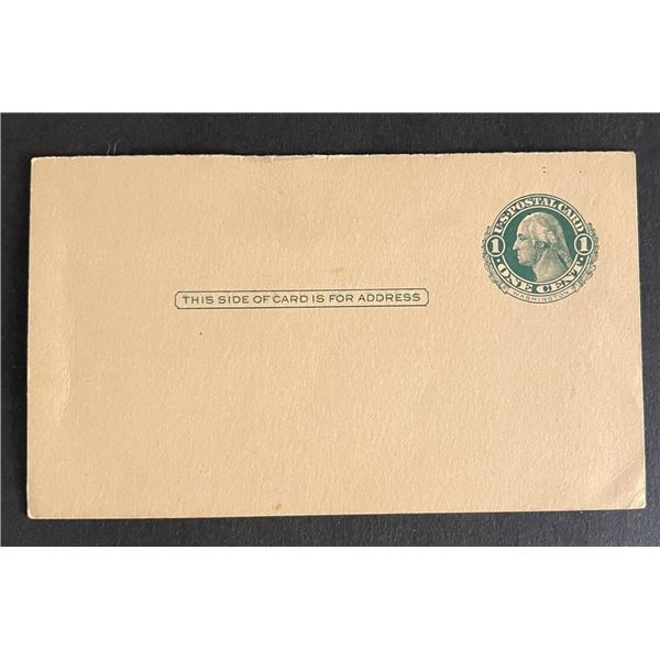 United States 1900s post card