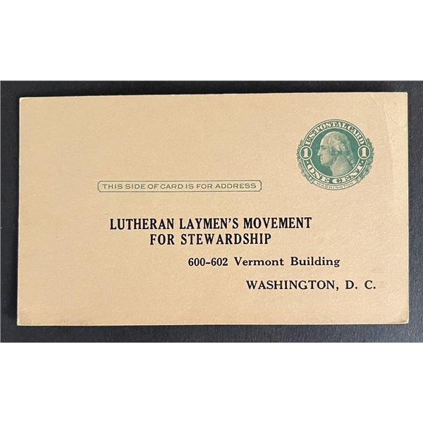 United States 1900s post card